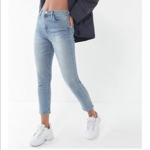 BDG girlfriend high rise cropped jeans